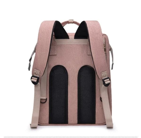 Sac à Dos à Langer Avec Matelas Rose