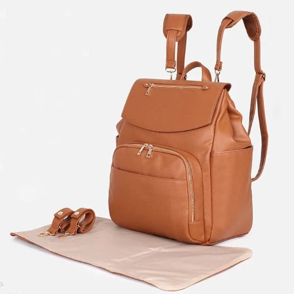 Sac à Dos à Langer Cuir Chic